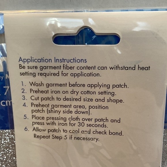 Bondex Glitter Patches Silver 4pk No Sew Iron On Patches Crafts Clothing Design - Picture 9 of 13